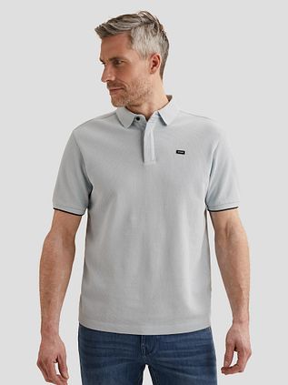 Vanguard Piqué Polo Shirt Light Blue