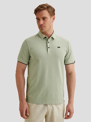 Vanguard Piqué Polo Shirt Aqua Gray