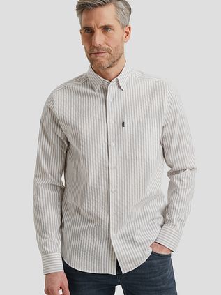 Vanguard Shirt Dobby Stripe Beige