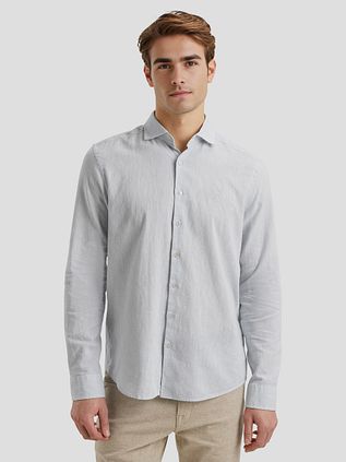 Vanguard Shirt Linen Blend Light Blue