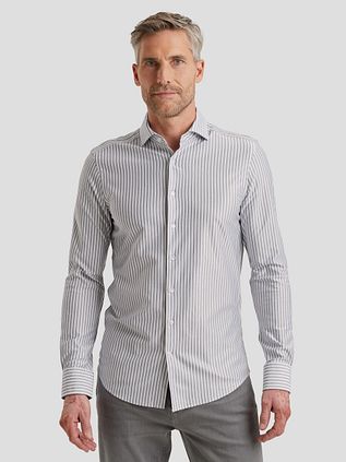 Vanguard Shirt Elevated Knit Stripe Blue