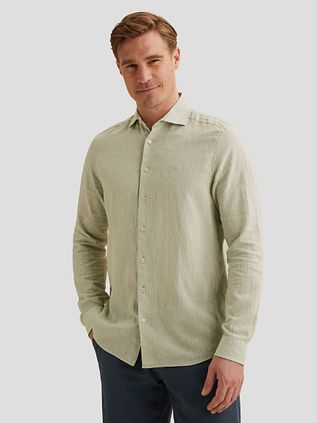 Vanguard Shirt Linen Blend Light Green