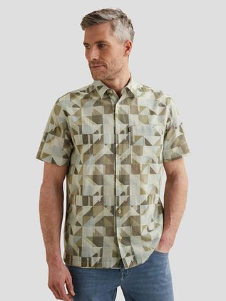 Vanguard Short Sleeve Shirt Print Green