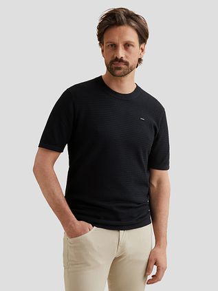 Vanguard Knitted T-Shirt Navy