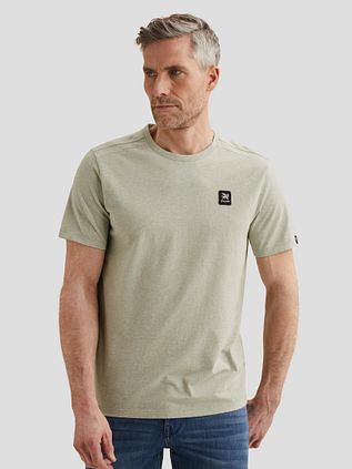 Vanguard T-Shirt Logo Melange Hellgrün