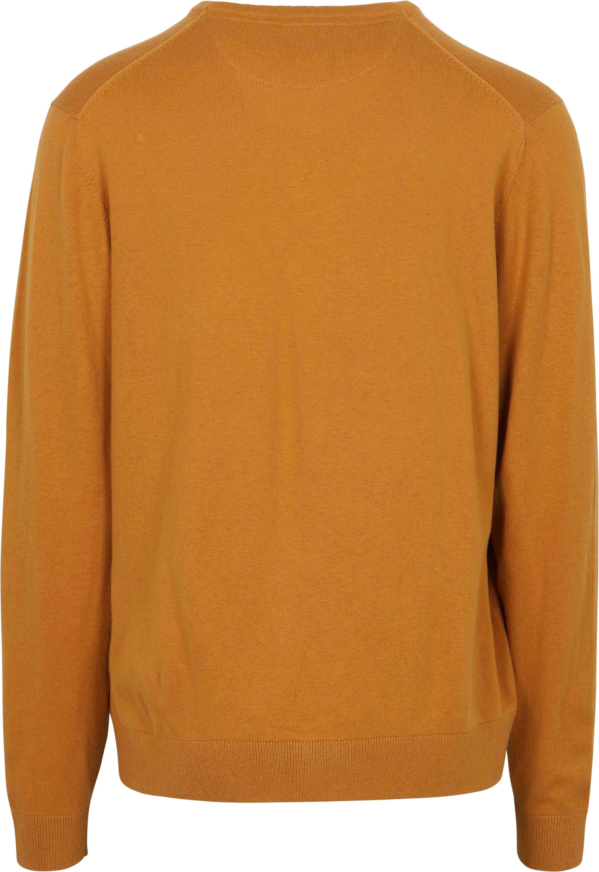 McGregor Pullover Merino Wool V-Neck Yellow Product / Achterkant