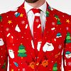 OppoSuits Festlichkeit Rot Kostüm Model / Detail