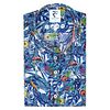 R2 Overhemd Korte Mouwen Print Blauw  Product