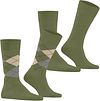 Burlington Everyday Mix Calcetines Cuadros Green Pack De 2 Pares Product