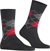 Calcetines Burlington Manchester de rombos gris 3096 Product / Detail