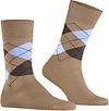 Burlington Manchester Socken Kariert Beige 4240 Product / Detail