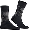 Burlington Manchester Socken Kariert Schwarz 3000 Product
