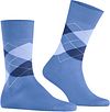 Calcetines Burlington Manchester de rombos en azul 6550 Product / Detail