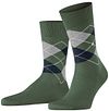 Calcetines Burlington Manchester de rombos en verde 7982 Product