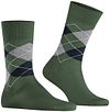 Calcetines Burlington Manchester de rombos en verde 7982 Product