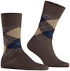 Calcetines Burlington Manchester de rombos marrón 5043 Product