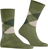 Burlington Chaussettes Manchester Carreaux Vert 7473 Product