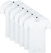 Suitable Vita T-Shirt V-Hals Wit 6-Pack 120-6 Vita