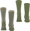 Burlington Everyday Calcetines Green Pack De 2 Pares Product / Achterkant