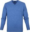 William Lockie V-Neck Lambswool Light Blue 7092 HF V-NECK Lagoon 83 order online | Suitable