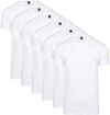 Alan Red Derby 6-Pack O-Hals T-shirts Wit Aanbieding 6672/6P/01 Derby 6pack