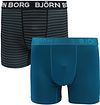 Bjorn Borg Performance Boxershorts 2-Pack Schwarz Petrol 10003713-MP002 kaufen | Suitable