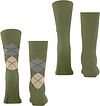 Burlington Everyday Mix Calze Verde confezione da 2 paia Product / Achterkant
