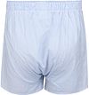 Steppin' Out Boxershort Striped Oxford Blauw Product / Achterkant