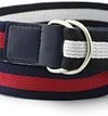 Steppin' Out Tape Riem Navy Rood Product / Detail