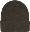 KnowledgeCotton Apparel Beanie Wolle Dunkelgrün Product / Achterkant