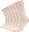 Tommy Hilfiger Klassisk 6-Pack Sokker Beige 371111-369