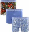 Muchachomalo Boxershorts 3-Pakke Tiki U-TIKI1010-01-Print/Print/Blue