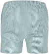 Steppin' Out Boxershorts Stribet Poplin Grøn Product / Achterkant