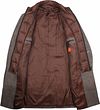 Suitable Manteau Mix Laine Pepita Beige Camel