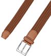 Suitable pleciony pasek taupe/cognac Product / Detail