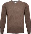 R2 Amsterdam Jersey Taupe 126.VNECK.001-042
