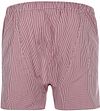 Steppin' Out Boxershort Poplin Checks Red Product / Achterkant