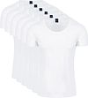 Suitable Otaru T-shirt Med Bred Rund Hals Vit 6-Pack 145-2 O 95/5 Otaru