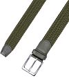 Vævet bælte i militærgrøn Product / Detail