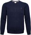 Køb R2 Amsterdam trøje med v-hals i merinould – marineblå 126.VNECK.001-010 | Suitable