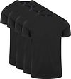 Suitable Ota T-skjorte O-hals Svart 4-pakning 100-2 O Black Ota kjøp | Suitable