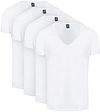 Suitable T-shirt Bianco 3160 Deep V Bamboo 4-pack