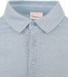 KnowledgeCotton Apparel Polo Shirt Linen Light Blue Product / Detail