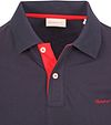 Gant Contrast Piqué Poloshirt Navy Product / Detail