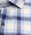 Suitable Camisa Widespread de franela de cuadros azul Product / Detail