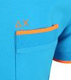 Sun68 T-Shirt piqué Fluo Stripe Azul Product / Detail