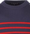 Jersey Armor-Lux Groix de rayas azul marino y rojo Product / Detail