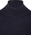 Suitable jersey de cuello alto de merino azul marino Product / Detail