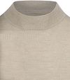 Jersey de cuello alto Profuomo de merino en color crudo Product / Detail