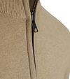 Steppin' Out Jersey half-zip de algodón y cachemira en color arena Product / Detail